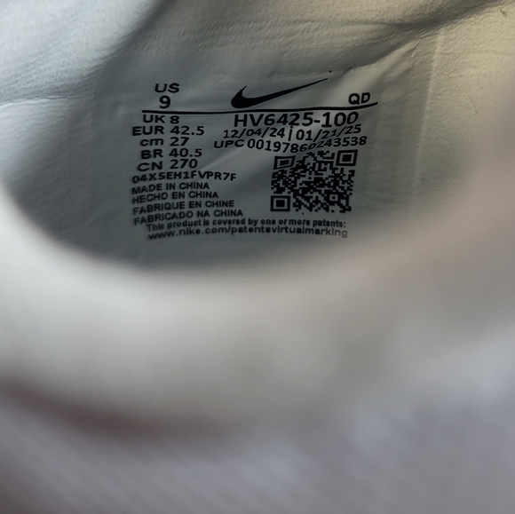 Nike Triple Jump Elite 3 White Electric Algae Spikes Men's Size 9 HV6425-100 - Picture 10 of 10